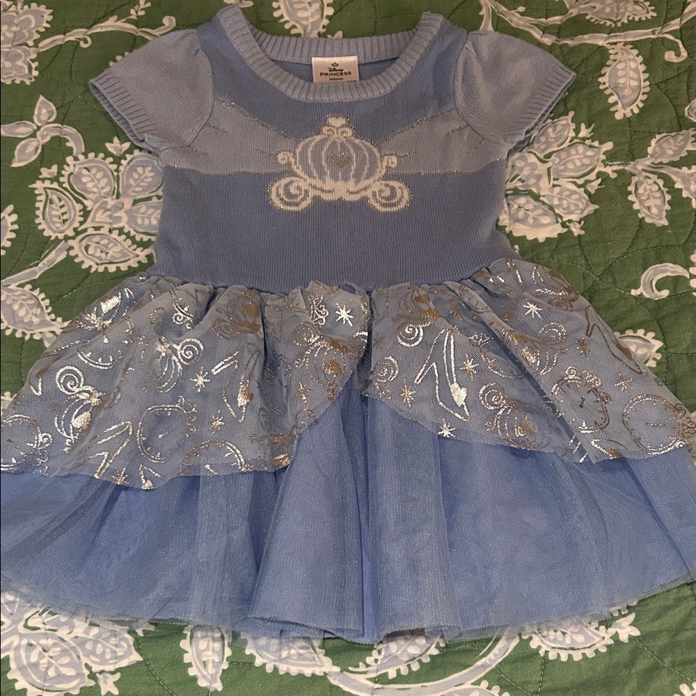 Disney Princess Light Blue Cinderella Toddler Girls Dress